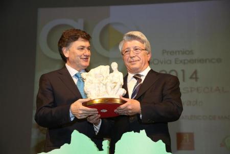Imagen El Atlético de Madrid recibe el Premio Especial Segovia Experience
